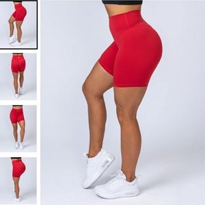 Muscle Nation- 
V2 BUTTER BIKE SHORTS - RED